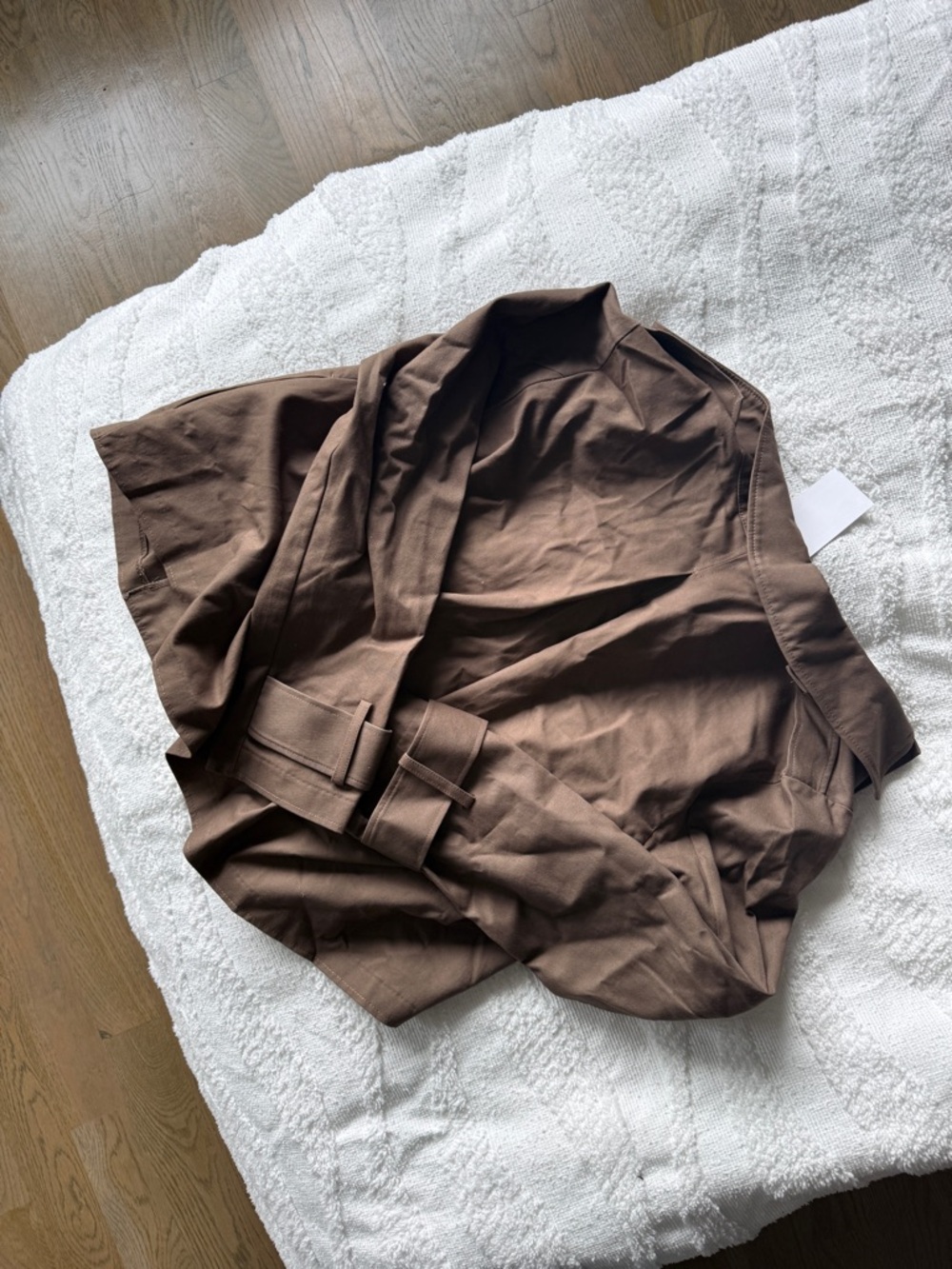 H&M Brown Button-Front Cotton Jacket - Picture 4 of 4